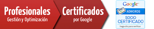 Publicidad en Google Adwords, con profesionales certificados
